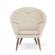 Fotel Oda orzech Hallingdal 65 200 Audo Copenhagen
