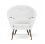 Fotel Oda orzech Hallingdal 65 0110 Audo Copenhagen