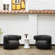Fotel Ogrodowy Burra Ciemnobrązowy Normann Copenhagen
