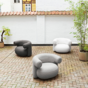 Fotel Ogrodowy Burra Szary Normann Copenhagen