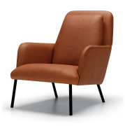 Fotel Oliver Aniline Cognac Sits