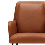 Fotel Oliver Aniline Cognac Sits