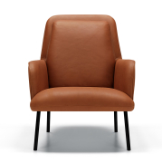 Fotel Oliver Aniline Cognac Sits