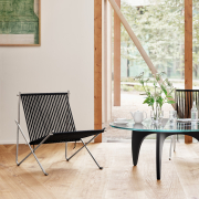 Fotel PK4 Czarny Fritz Hansen