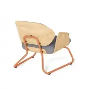 Fotel Panka niski retro oranż Tabanda
