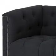 Fotel Paolo Panama black Eichholtz