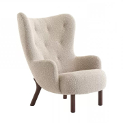 Fotel Petra VB3 Walnut Karakorum 003 Andtradition