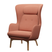 Fotel RO JH2 tkanina Capture Burnt Orange Fritz Hansen