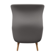 Fotel RO JH2 tkaninaCapture Grey + Capture Pink Sand Fritz Hansen