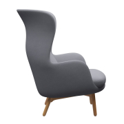 Fotel RO JH2 tkanina Christianshavn light grey Fritz Hansen