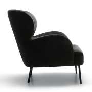 Fotel Ross antracytowy Sits