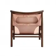 Fotel Samurai Dark Smoked Oak Nature Leather Norr 11