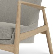 Fotel Seal High naturalny dąb Re-wool 218 Audo Copenhagen