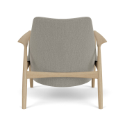 Fotel Seal Low naturalny dąb Re-wool 218 Audo Copenhagen