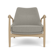 Fotel Seal Low naturalny dąb Re-wool 218 Audo Copenhagen