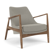 Fotel Seal orzech Re-wool 218 Audo Copenhagen