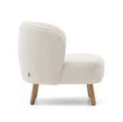 Fotel Ulit boucle biały kave home