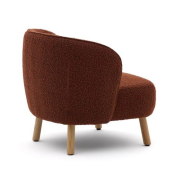 Fotel Ulit boucle terakotowy kave home