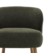 Fotel Ulit zielony kave home
