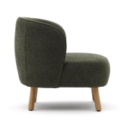 Fotel Ulit zielony kave home