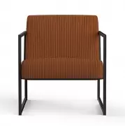 Fotel Vikko z podłokietnikiem Burnt Orange Innovation
