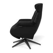 Fotel Wypoczynkowy Volden Function High Platin Black Flexlux