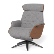 Fotel Wypoczynkowy Volden High Function Soft Grey Flexlux