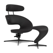 Fotel ergonomiczny Peel z podnóżkiem antracytowy Varier