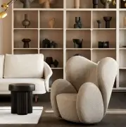 Fotel obrotowy Big Big Chair Barnum Off White 1 norr 11