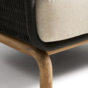 Fotel ogrodowy Alipa ciemnoszary kave home