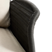 Fotel ogrodowy Alipa ciemnoszary kave home