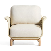 Fotel ogrodowy Alipa ecru kave home