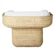 Fotel ogrodowy Basket Lorkey Limonta Gubi
