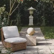 Fotel ogrodowy Bohemian 72 Chevron Dedar 002 Gubi
