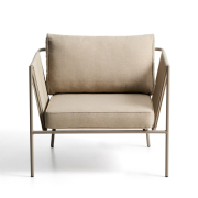 Fotel ogrodowy Zivia beżowy Kave Home