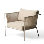 Fotel ogrodowy Zivia beżowy Kave Home