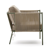 Fotel ogrodowy Zivia zielony Kave Home