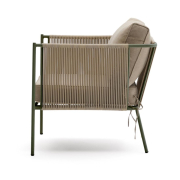 Fotel ogrodowy Zivia zielony Kave Home