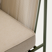 Fotel ogrodowy Zivia zielony Kave Home