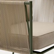 Fotel ogrodowy Zivia zielony Kave Home