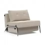 Fotel rozkładany Cubed Alu Blida Sand Grey Innovation