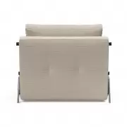 Fotel rozkładany Cubed Alu Blida Sand Grey Innovation