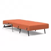 Fotel rozkładany Cubed chromowana podstawa Argus Rust Innovation