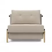 Fotel rozkładany Cubed dąb sand grey Innovation