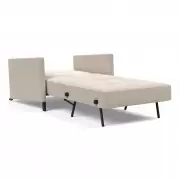 Fotel rozkładany Cubed z podłokietnikiem Sand Grey Innovation