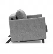 Fotel rozkładany Cubed z podłokietnikiem Twist Granite Innovation
