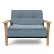 Fotel rozkładany Dublexo Frej Soft Indigo Innovation