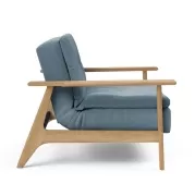 Fotel rozkładany Dublexo Frej Soft Indigo Innovation
