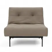 Fotel rozkładany ILB 202 Mahoga 850 Caramel Grey Innovation