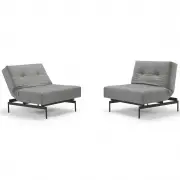 Fotel rozkładany ILB 202 Mahoga 853 Dove Grey Innovation